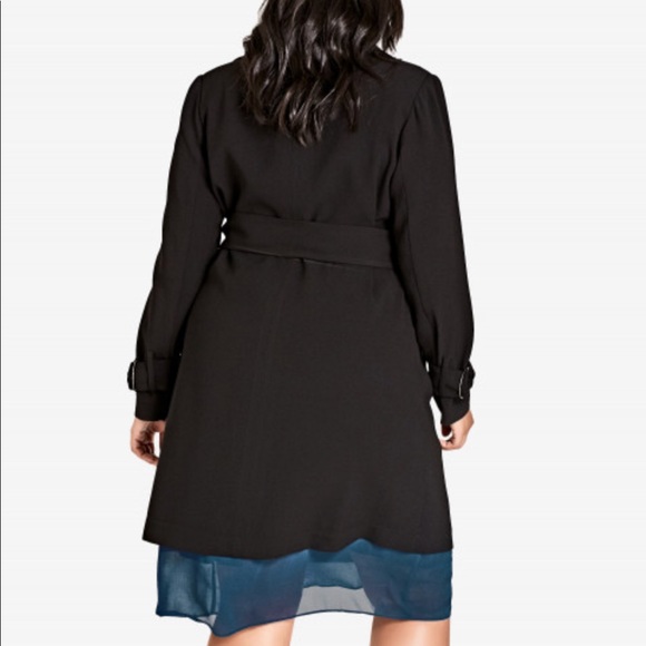 City Chic Trench Simply Wrap - Picture 3 of 7